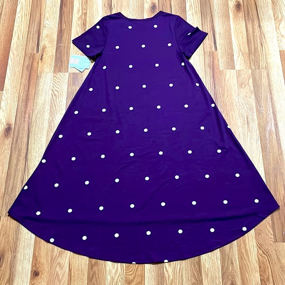 NWT Purple Polka Dot Carly Dress, XS but fits more like XXS - Picture 5 of 5